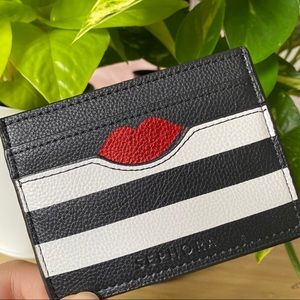 Sephora VIB Limited Edition Red Lips Card Holder